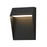 Maxim Lighting Cliffsedge VX 1Lt 11" Outdoor Wall Mount, Black/Gold - 42134BK