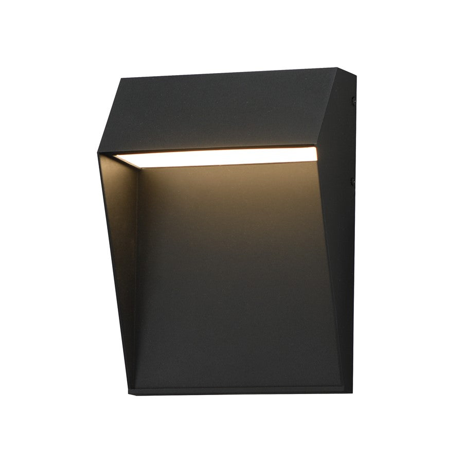Maxim Lighting Cliffsedge VX 1Lt 11" Outdoor Wall Mount, Black/Gold - 42134BK