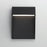 Maxim Lighting Cliffsedge VX 1Lt 11" Outdoor Wall Mount, Black/Gold