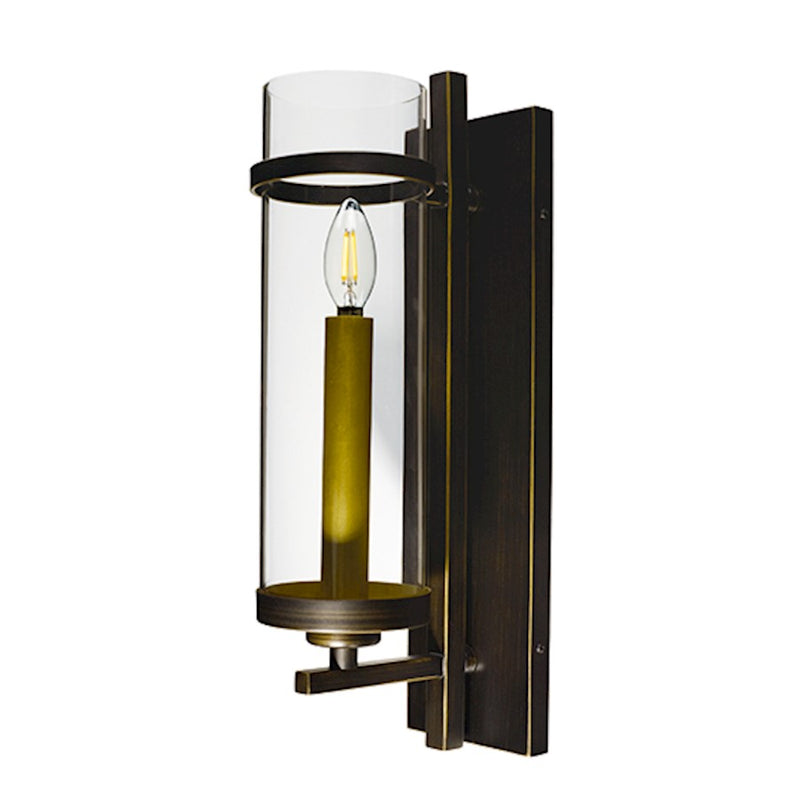 Maxim Midtown LED 1-Light Wall Light Mount, Gold Bronze