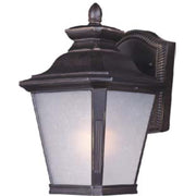 Maxim Knoxville 11in 1-Light LED Outdoor Wall Light | Bronze and Frosted Seedy Glass | Entryway & Covered Patio | 7 x 8.25 x 11 in | Model 51123FSBZ
