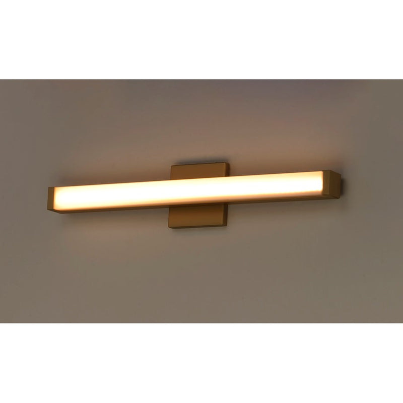 Maxim Lighting Spec LED 1-Light Bath Vanity, Gold