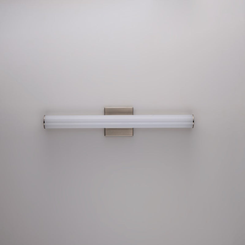 Maxim Lighting Rail LED 18" Bath Vanity, Satin Nickel
