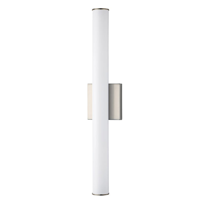 Maxim Lighting Rail LED 24" Bath Vanity, Satin Nickel