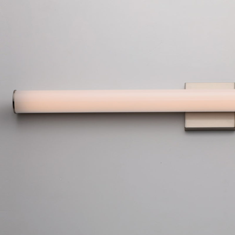 Maxim Lighting Rail LED 30" Bath Vanity, Satin Nickel