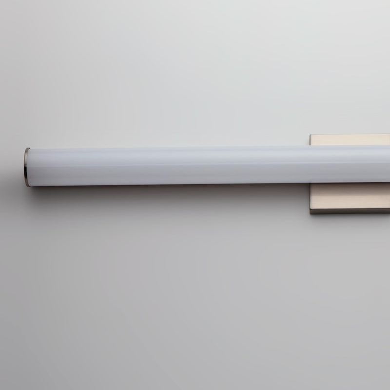 Maxim Lighting Rail LED 30" Bath Vanity, Satin Nickel