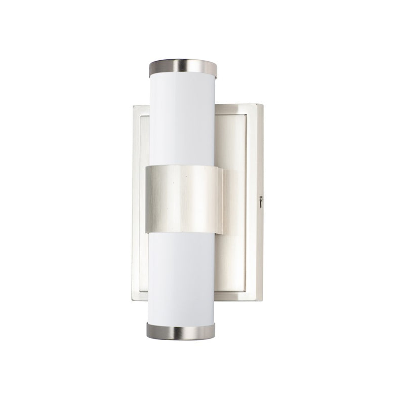 Maxim Lighting Optic LED 14" 2-Light Bath Vanity, Satin Nickel