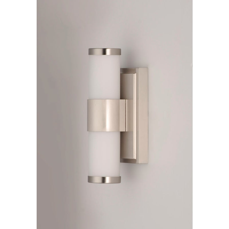 Maxim Lighting Optic LED 14" 2-Light Bath Vanity, Satin Nickel