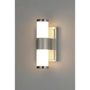 Maxim Lighting Optic LED 14" 2-Light Bath Vanity, Satin Nickel