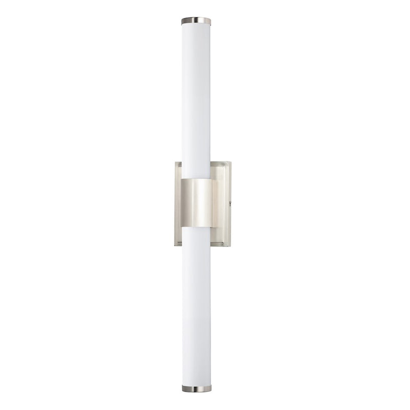 Maxim Lighting Optic LED 30" 2-Light Bath Vanity, Satin Nickel