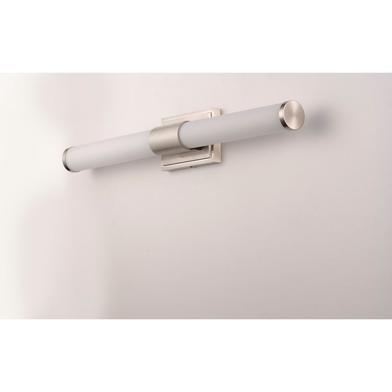 Maxim Lighting Optic LED 30" 2-Light Bath Vanity, Satin Nickel