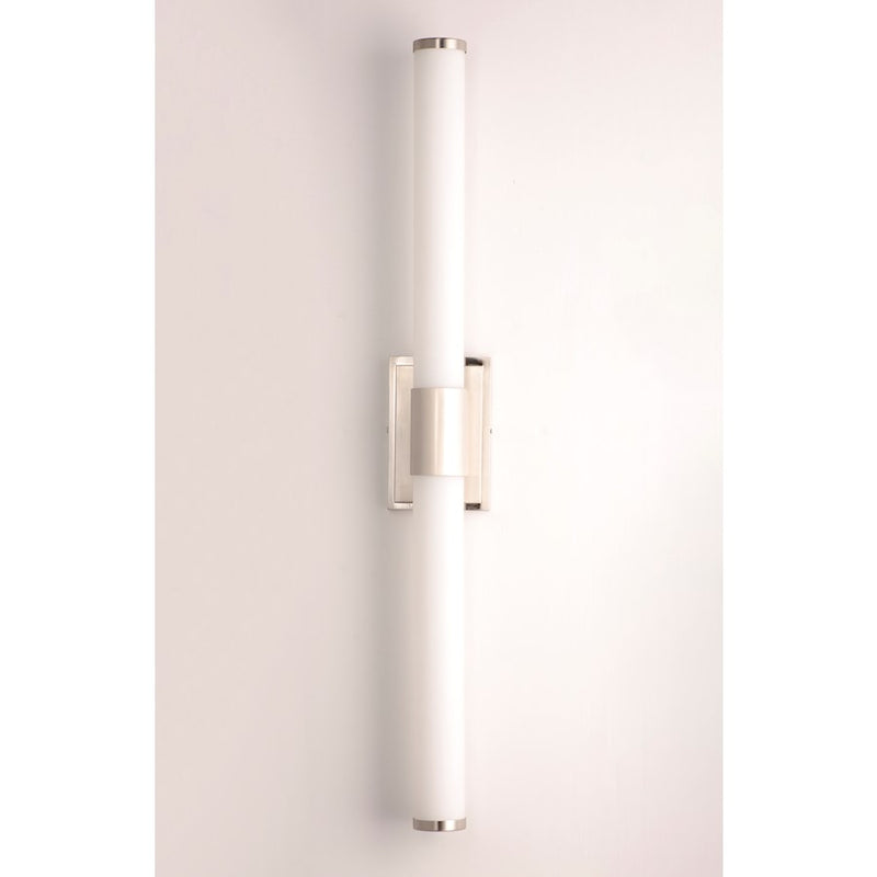 Maxim Lighting Optic LED 36" 2-Light Bath Vanity, Satin Nickel