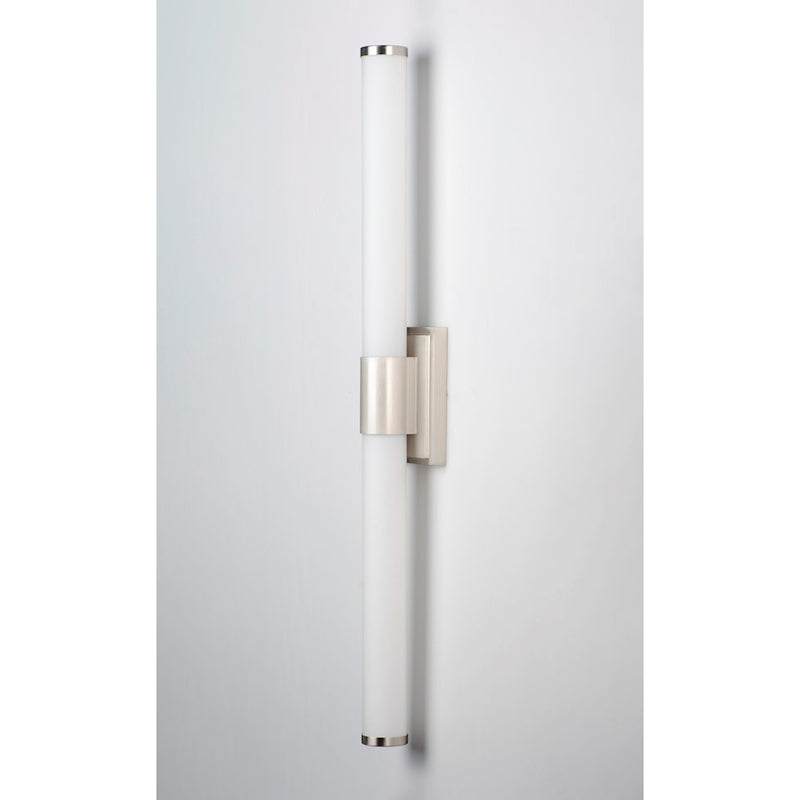 Maxim Lighting Optic LED 36" 2-Light Bath Vanity, Satin Nickel