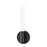 Maxim Lighting Tubi 1 Light 14" Bath Vanity, White/Black/White - 52510WTBK