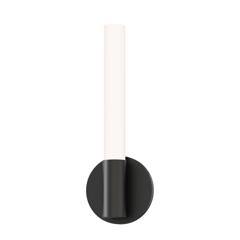 Maxim Lighting Tubi 1 Light 14" Bath Vanity, White/Black/White