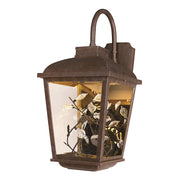 Maxim Arbor LED 2-Light Outdoor Wall Lantern, Adobe/Stainless Steel- 53504CLAE