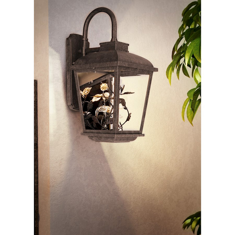 Maxim Arbor LED 2-Light Outdoor Wall Lantern, Adobe/Stainless Steel- 53504CLAE