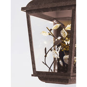 Maxim Arbor LED 2-Light Outdoor Wall Lantern, Adobe/Stainless Steel- 53504CLAE