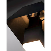 Maxim Pavilion LED 2-Light Outdoor Wall Light Lantern, Black