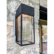Maxim Townhouse LED 1- Outdoor Wall Lantern, Black/Stainless