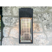 Maxim Townhouse LED 1- Outdoor Wall Lantern, Black/Stainless
