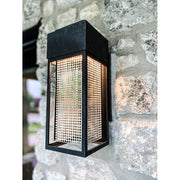 Maxim Townhouse LED 1- Outdoor Wall Lantern, Black/Stainless