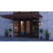 Maxim Townhouse LED 1- Outdoor Wall Lantern, Bronze/Rose Gold