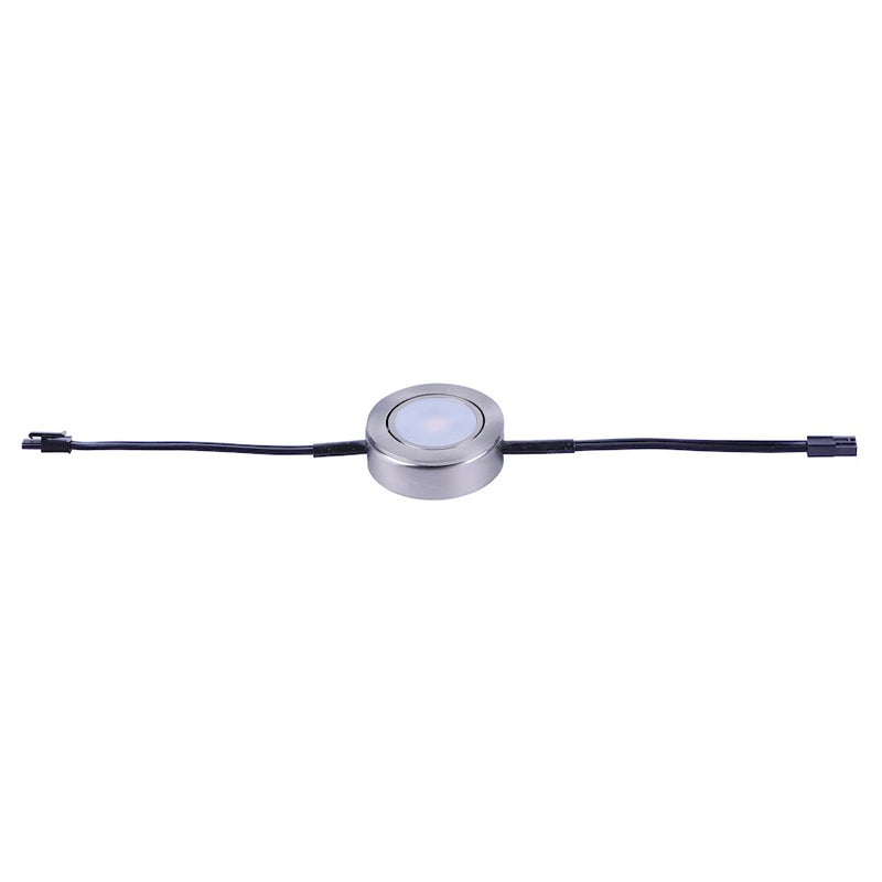 Maxim Lighting 2.75' CounterMax MX-LD-AC LED Puck Light, Satin Nickel