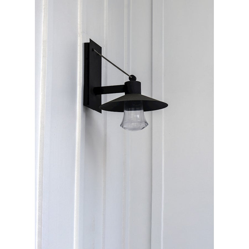 Maxim Civic 10in 1-Light Outdoor Wall Lantern | Architectural Bronze and Clear Glass | Covered Patio & Entryway | 10 x 12 x 10 in | Model 54360CLABZ