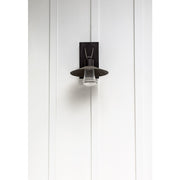 Maxim Civic 10in 1-Light Outdoor Wall Lantern | Architectural Bronze and Clear Glass | Covered Patio & Entryway | 10 x 12 x 10 in | Model 54360CLABZ