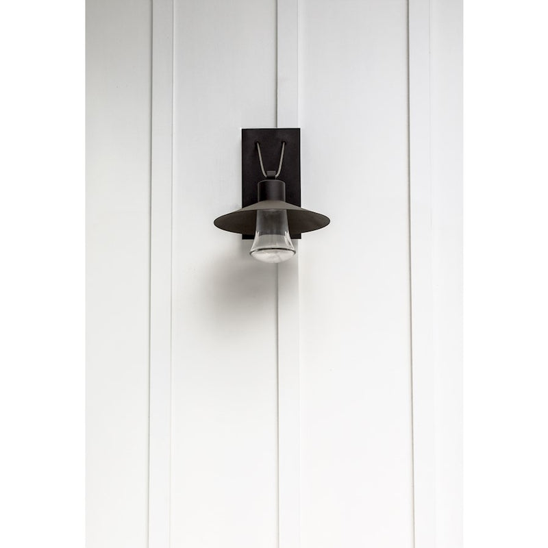 Maxim Civic 10in 1-Light Outdoor Wall Lantern | Architectural Bronze and Clear Glass | Covered Patio & Entryway | 10 x 12 x 10 in | Model 54360CLABZ