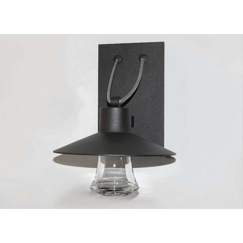 Maxim Civic 10in 1-Light Outdoor Wall Lantern | Architectural Bronze and Clear Glass | Covered Patio & Entryway | 10 x 12 x 10 in | Model 54360CLABZ