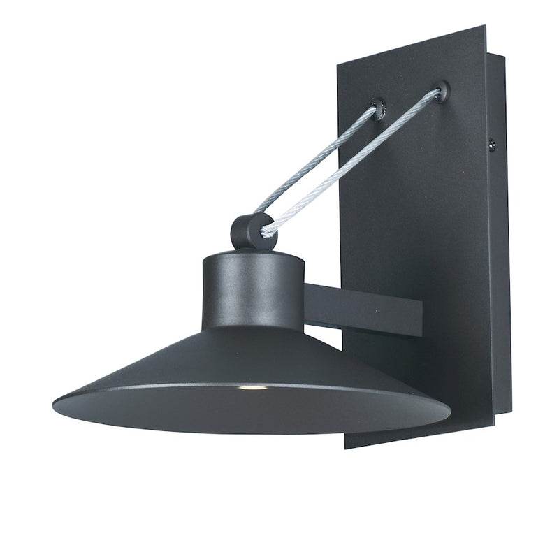 Maxim Lighting Civic LED Outdoor Wall Lantern, Bronze/Frosted