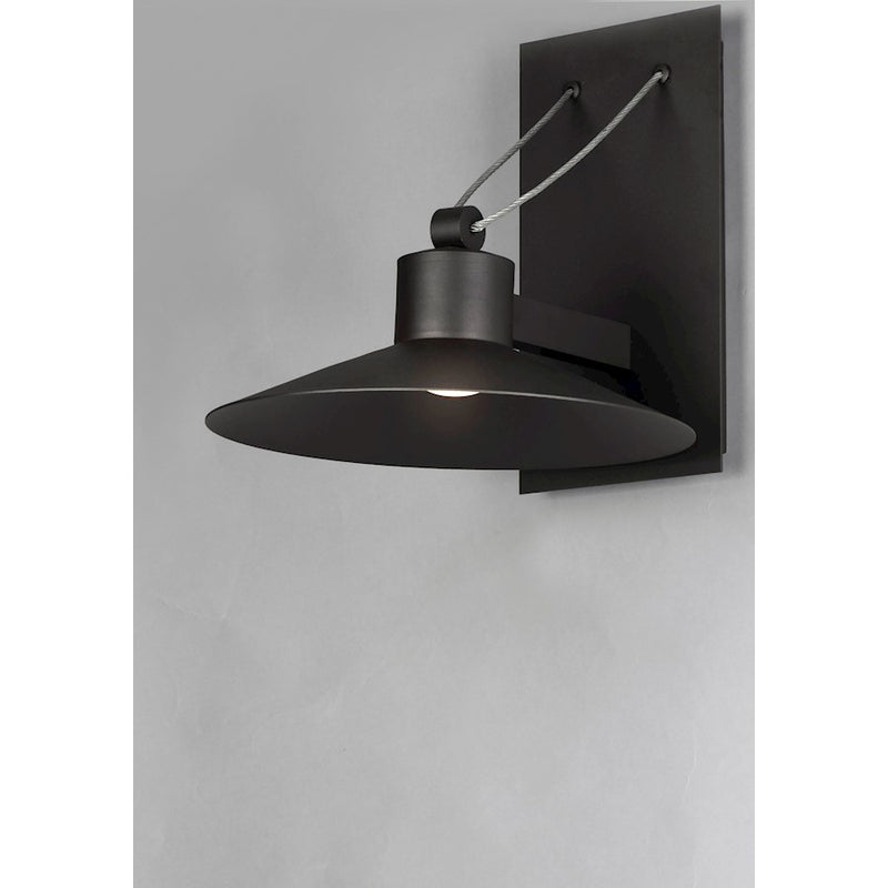 Maxim Lighting Civic LED Outdoor Wall Lantern, Bronze/Frosted