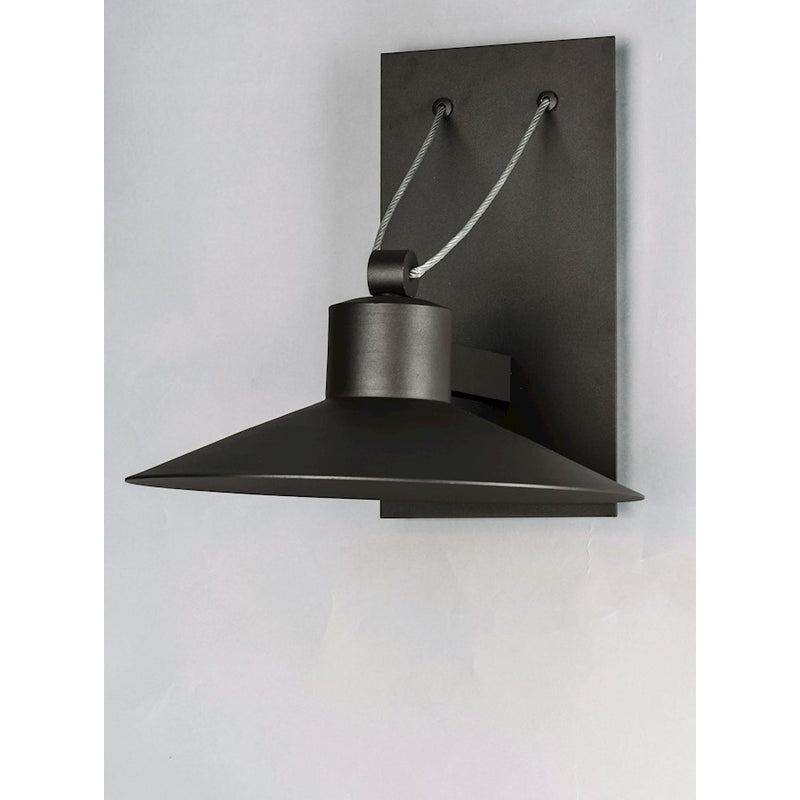 Maxim Lighting Civic LED Outdoor Wall Lantern, Bronze/Frosted