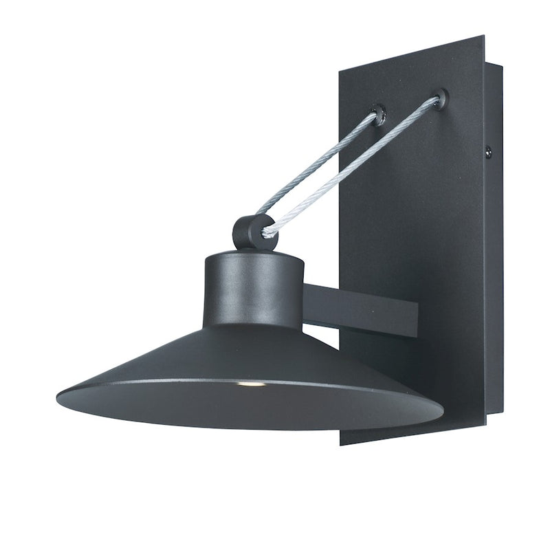 Maxim Lighting Civic LED Outdoor Wall Lantern, Bronze/Frosted