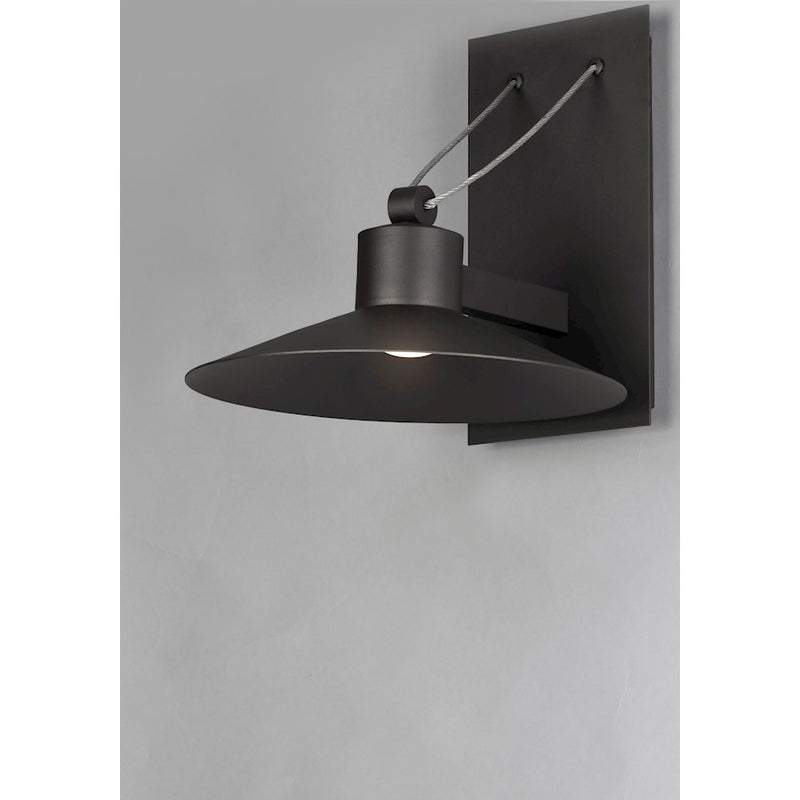 Maxim Lighting Civic LED Outdoor Wall Lantern, Bronze/Frosted
