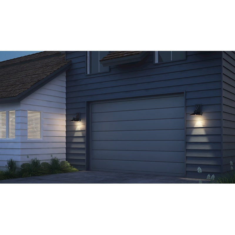 Maxim Lighting Civic LED Outdoor Wall Lantern, Bronze/Frosted