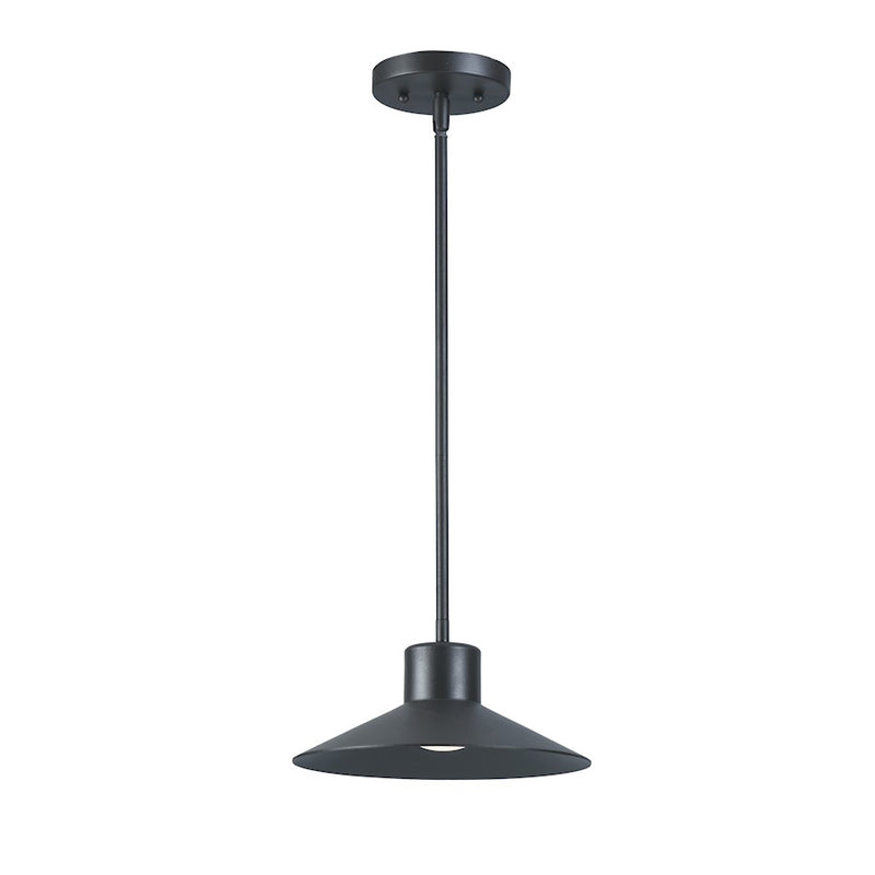 Maxim Lighting Civic LED 1-Light Outdoor Pendant, Bronze/Frosted