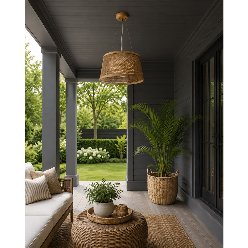 Maxim Bahama 1-Light Pendant, Natural