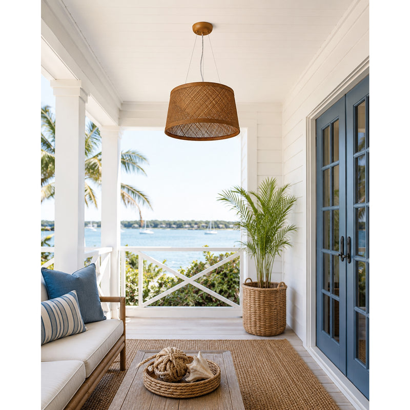 Maxim Bahama 1-Light Pendant, Natural