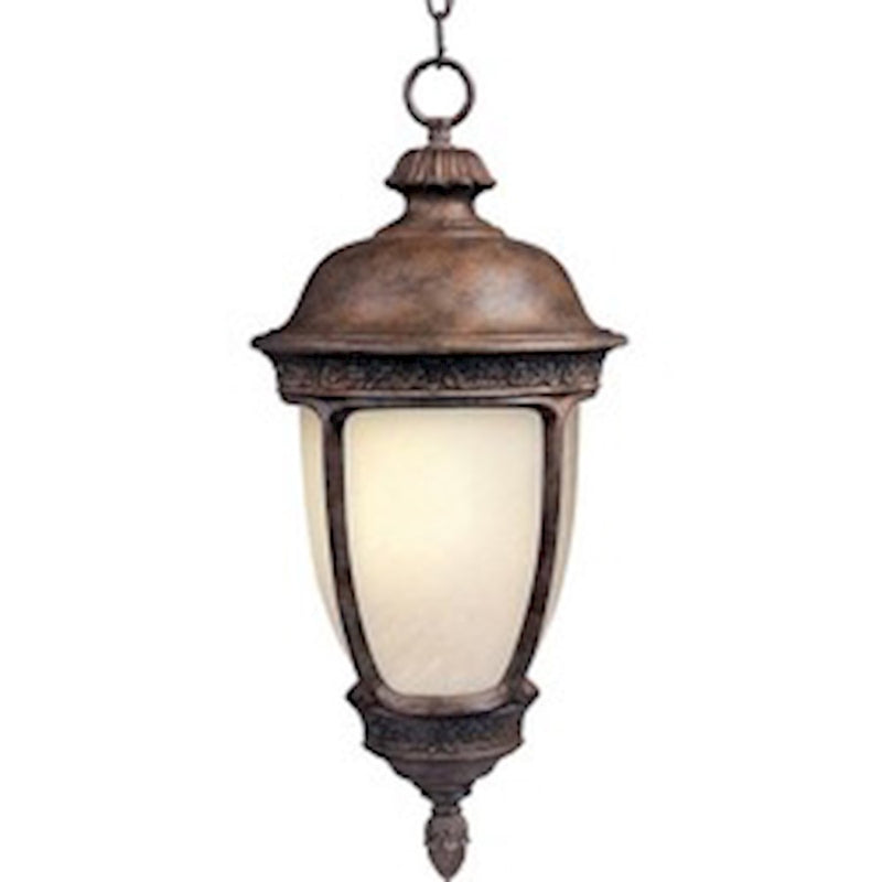 Maxim Knob Hill LED 1-Light Outdoor Hanging Lantern, Sienna