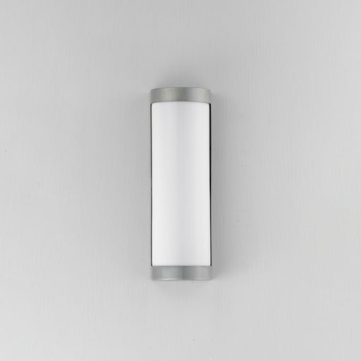 Maxim Lighting Halfpipe 2Lt 15" Outdoor Wall Mount, Aluminum/White