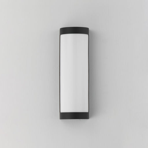 Maxim Lighting Halfpipe 2 Light 15" Outdoor Wall Mount, Black/White