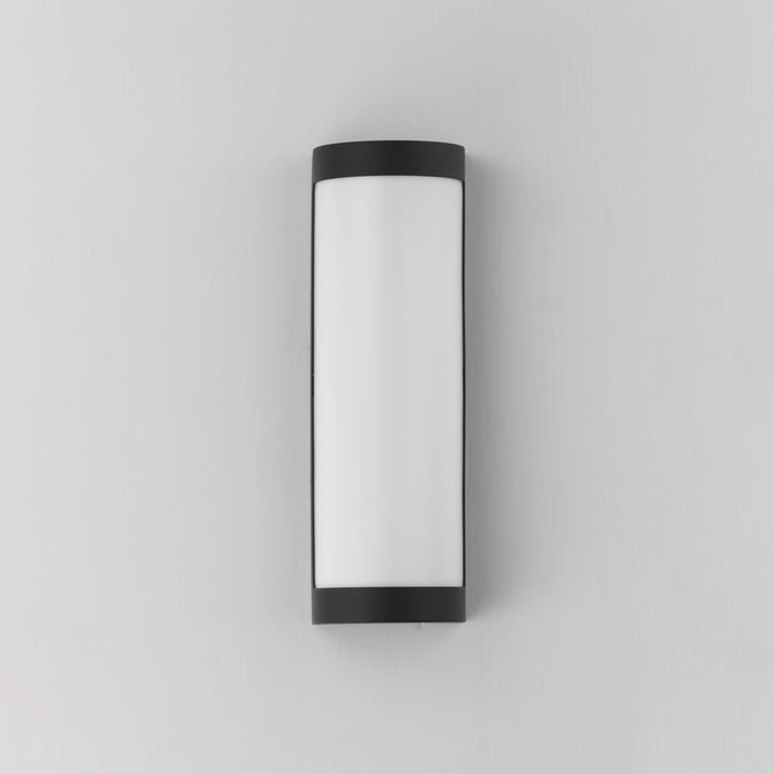 Maxim Lighting Halfpipe 2 Light 15" Outdoor Wall Mount, Black/White