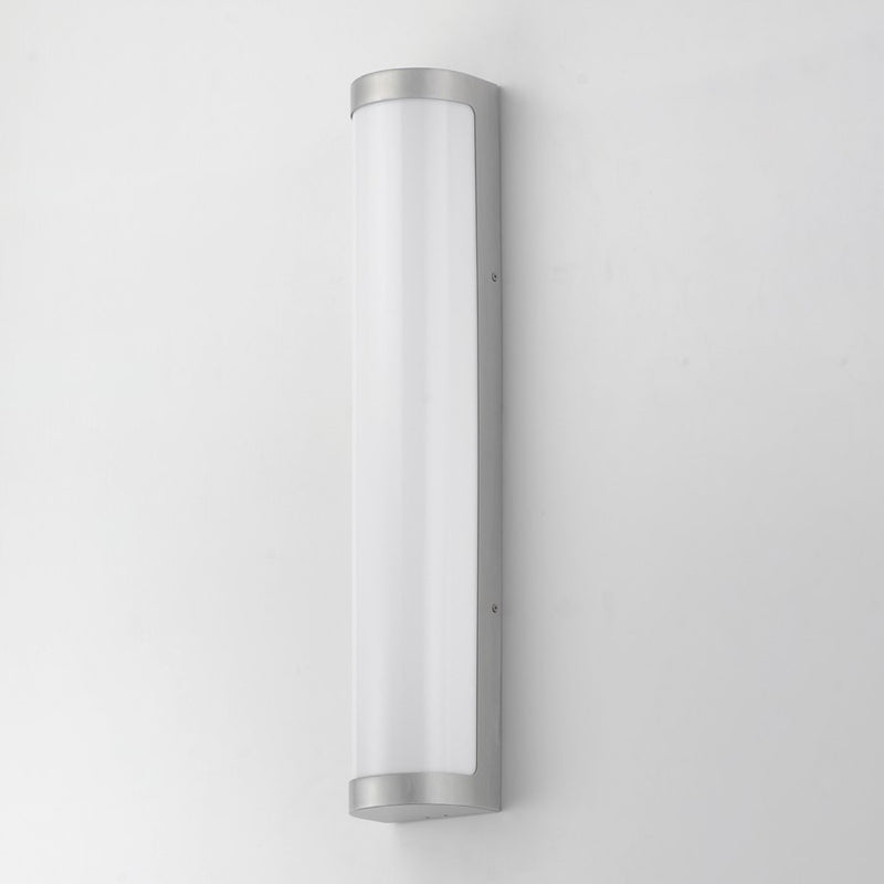 Maxim Lighting Halfpipe 2Lt 26" Outdoor Wall Mount, Aluminum/White