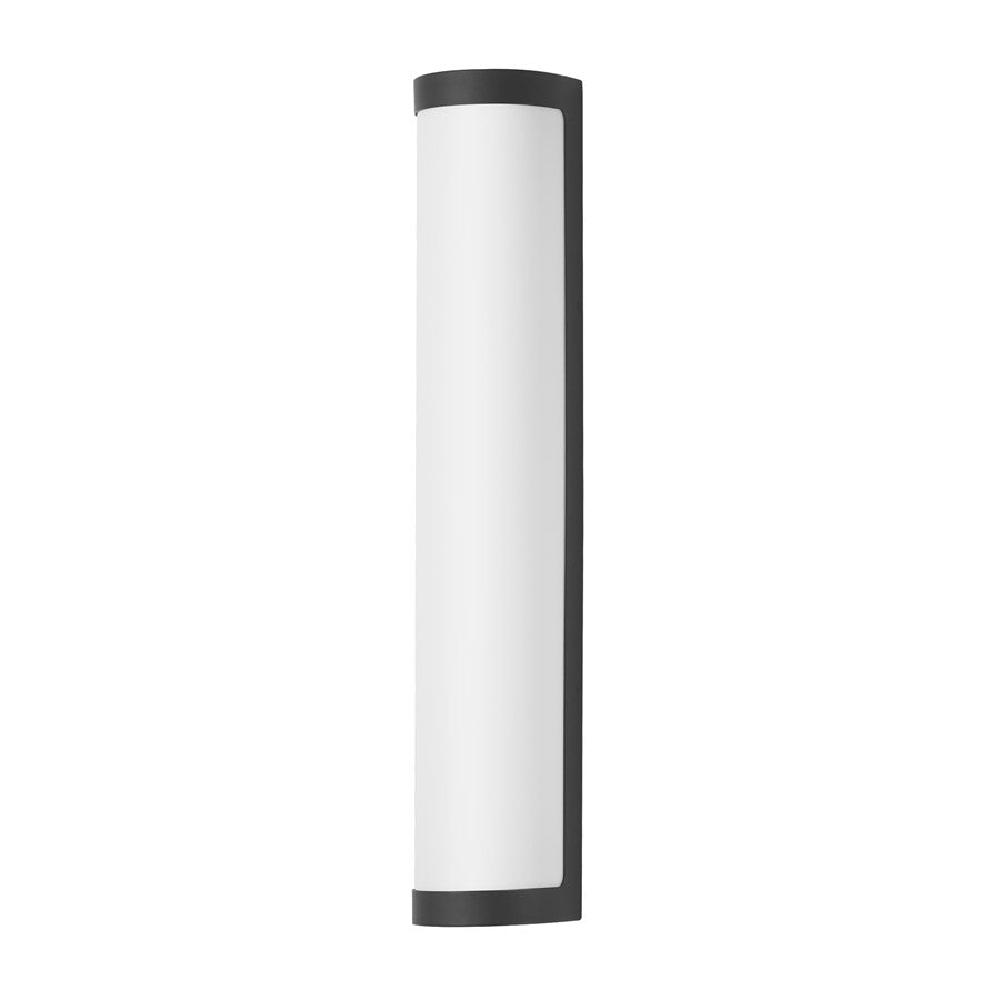 Maxim Lighting Halfpipe 2 Light 26" Outdoor Wall Mount, Black/White - 55514WTBK