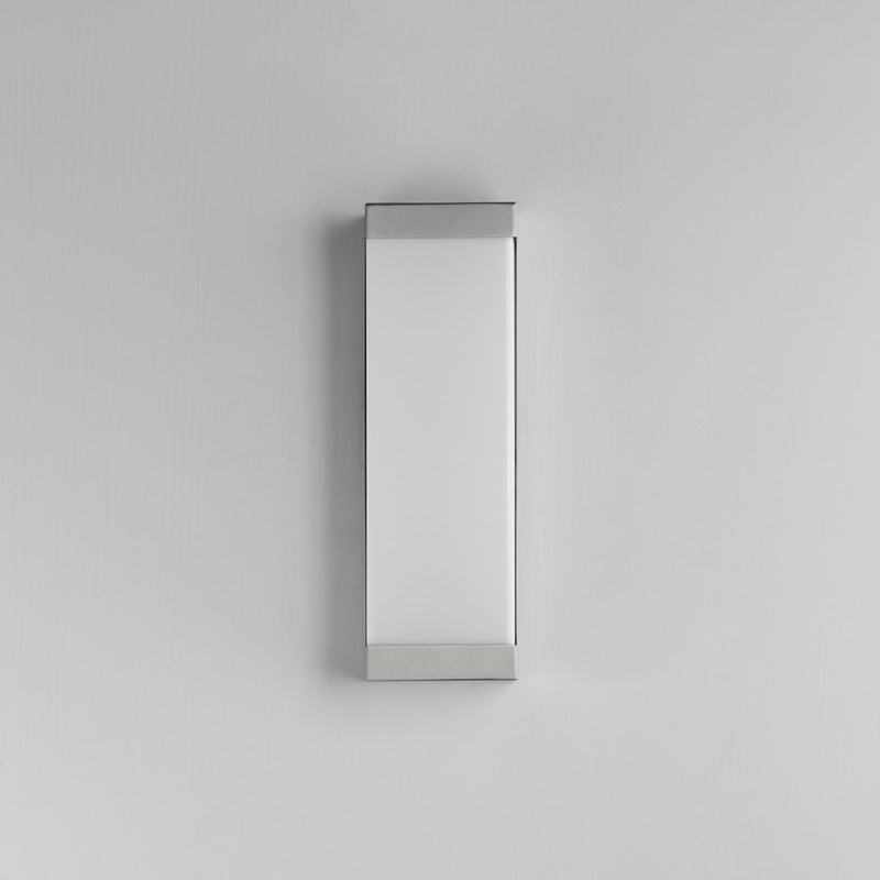 Maxim Lighting Tunnel 2Lt 15" Outdoor Wall Mount, Aluminum/White