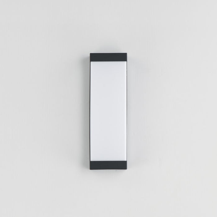 Maxim Lighting Tunnel 2 Light 15" Outdoor Wall Mount, Black/White