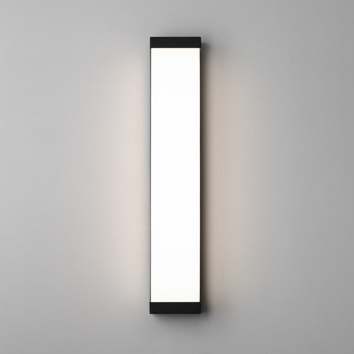 Maxim Lighting Tunnel 2 Light 26" Outdoor Wall Mount, Black/White